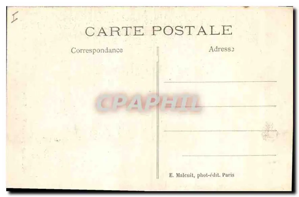Abtei VAUX-de-CERNAY — La Fontaine — E. M. - Rückseite