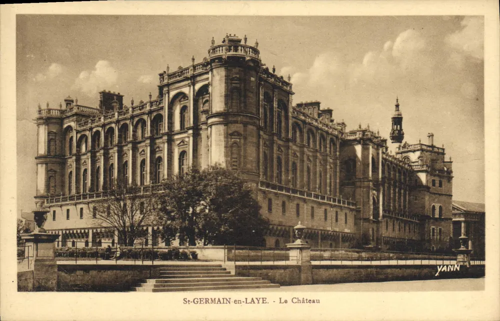 St-GERMAIN-en-LAYE - O Castelo — YANN - Frente