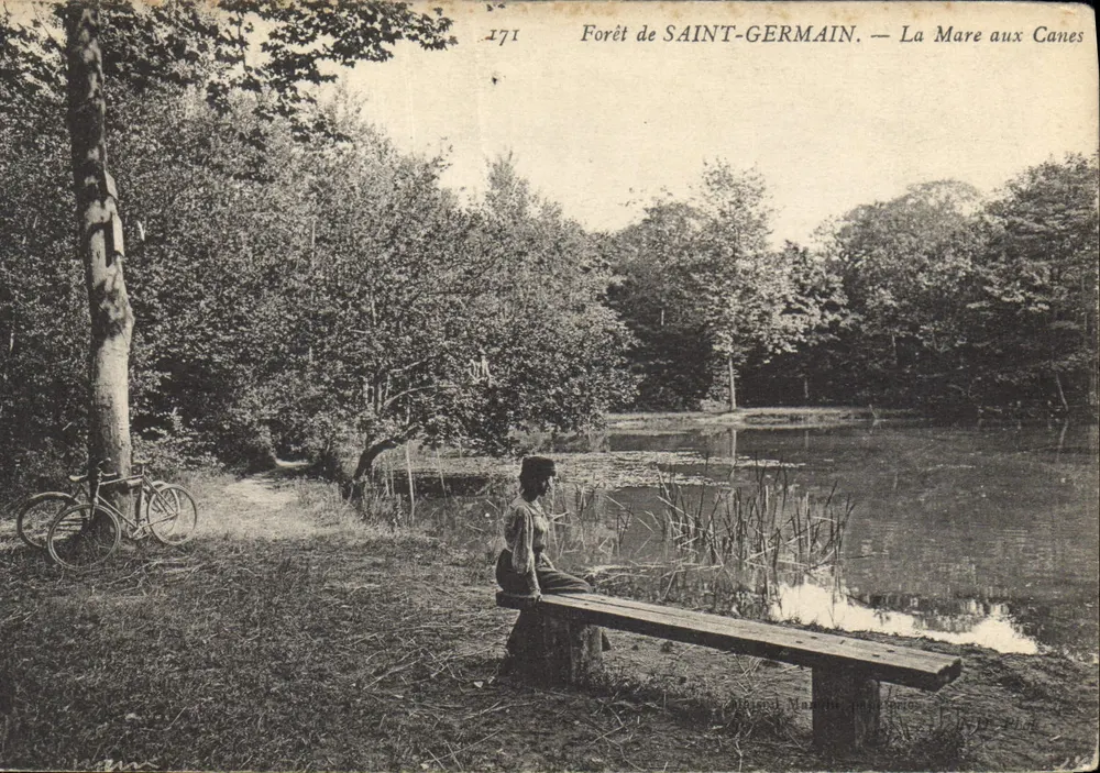 Floresta de SAINT-GERMAIN. — A Lagoa das Cães — n°171 - Frente