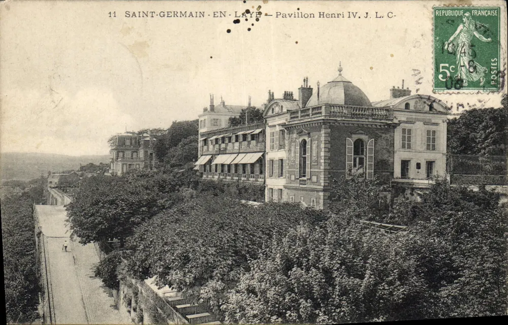 Saint-Germain-en-Laye — Pavilhão Henri IV — J.L.C. - Frente
