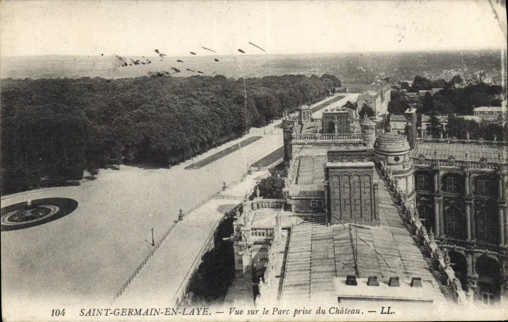 Saint-Germain-en-Laye — Vue sur le Parc prise du Château — LL. N° 104 - Vorderseite