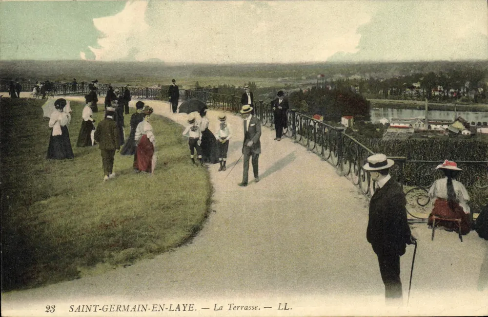 Saint-Germain-en-Laye — A Terrasse — LL. - Frente