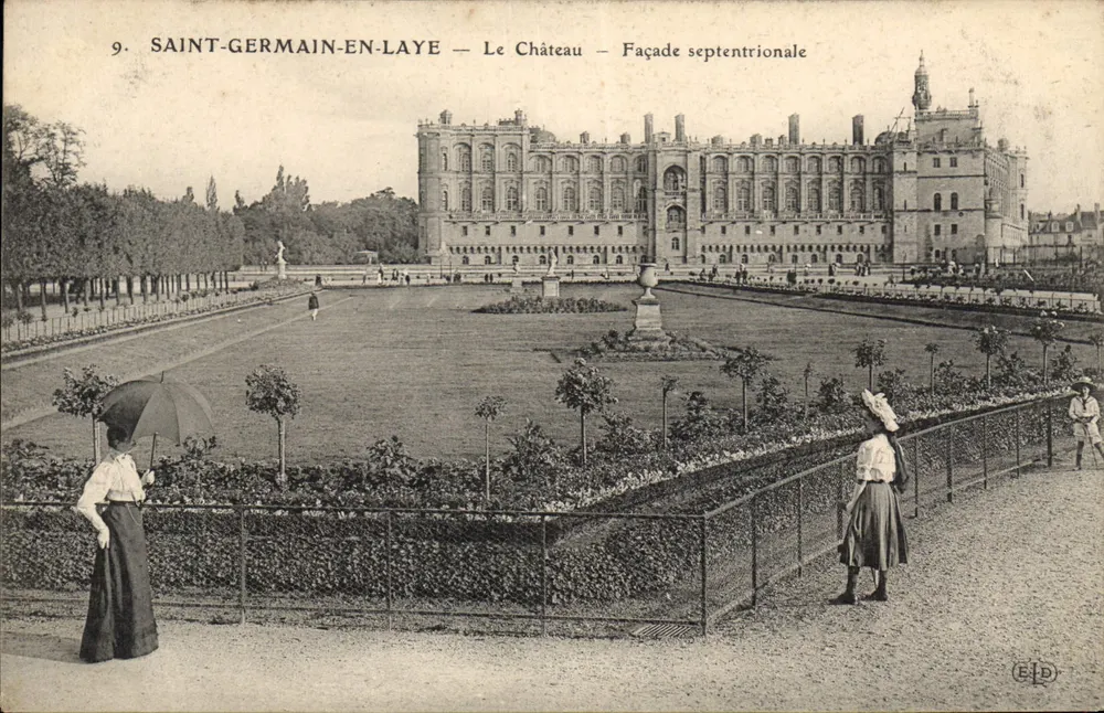 Saint-Germain-en-Laye — Das Schloss — Nordfassade — E.D. n°9 - Vorderseite
