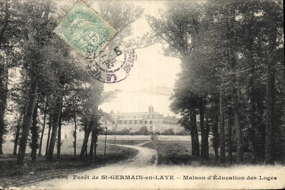 Floresta de St-GERMAIN-en-LAYE — Casa de Educação das Loges — editor P.A. 6304 - Frente