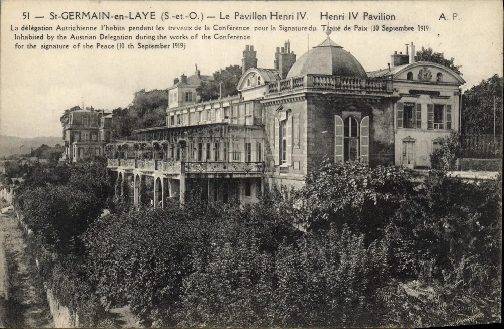 St-GERMAIN-en-LAYE (S.-et.-O.) — Der Pavillon Henri IV — A.P. - Vorderseite