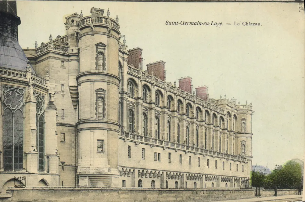 Saint-Germain-en-Laye — O Castelo. — DE LEMOINE & CIE, NANCY. - Frente