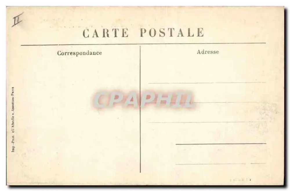 Saint-Germain-en-Laye – La Terrasse – Von Le Nôtre gebaut – Länge 2.400 Meter – L'Abellie - Rückseite