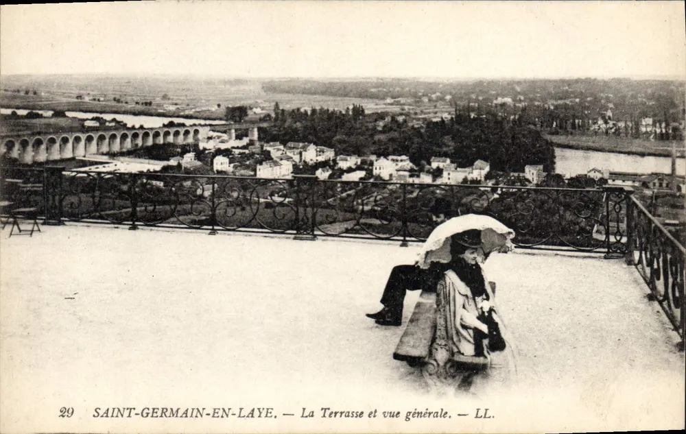 Saint-Germain-en-Laye — Die Terrasse und allgemeine Aussicht — LL. - Vorderseite