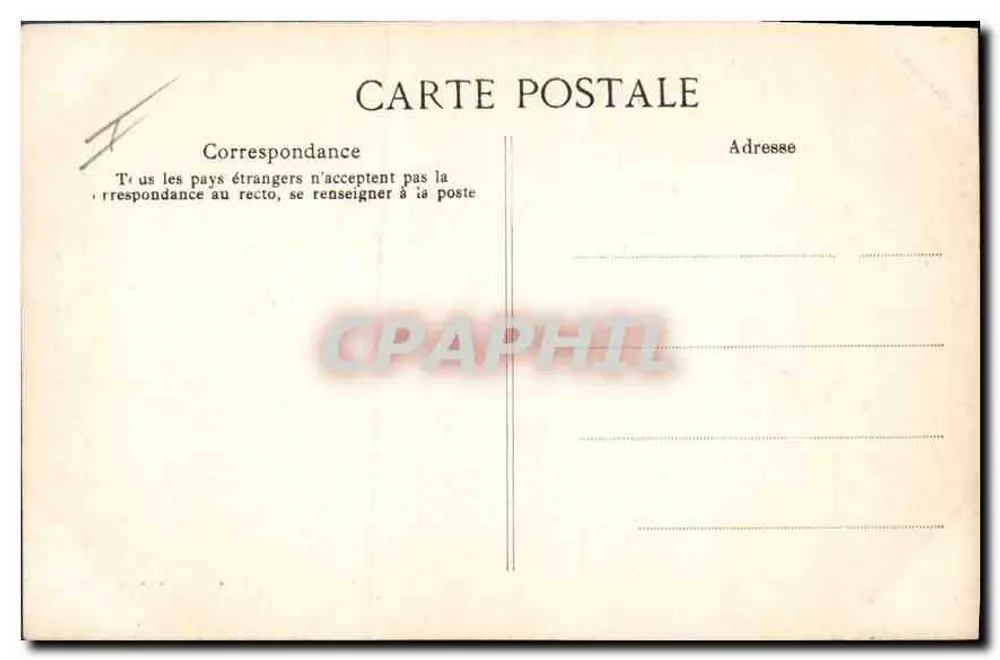 Saint-Germain-en-Laye - Die Forêt — Weg zum Schloss Val — Verlag E.D. Nr. 59 - Rückseite