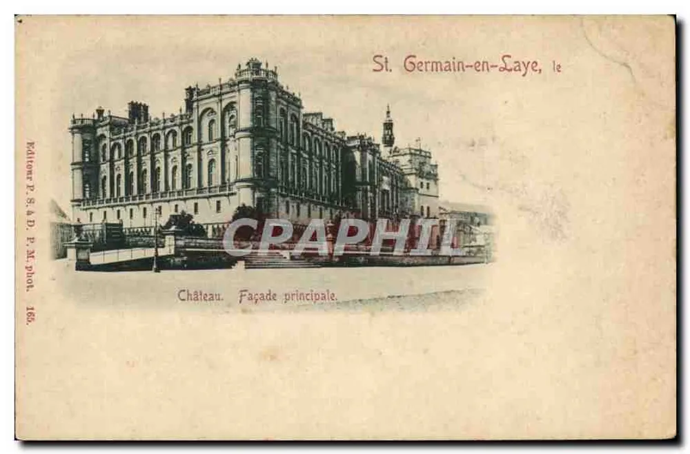 St. Germain-en-Laye, o Castelo — Fachaça principal — Editor P. S. & D. P. M. fot. n° 165 - Frente