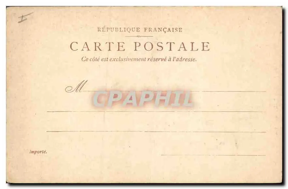 St. Germain-en-Laye, o Castelo — Fachaça principal — Editor P. S. & D. P. M. fot. n° 165 - Verso