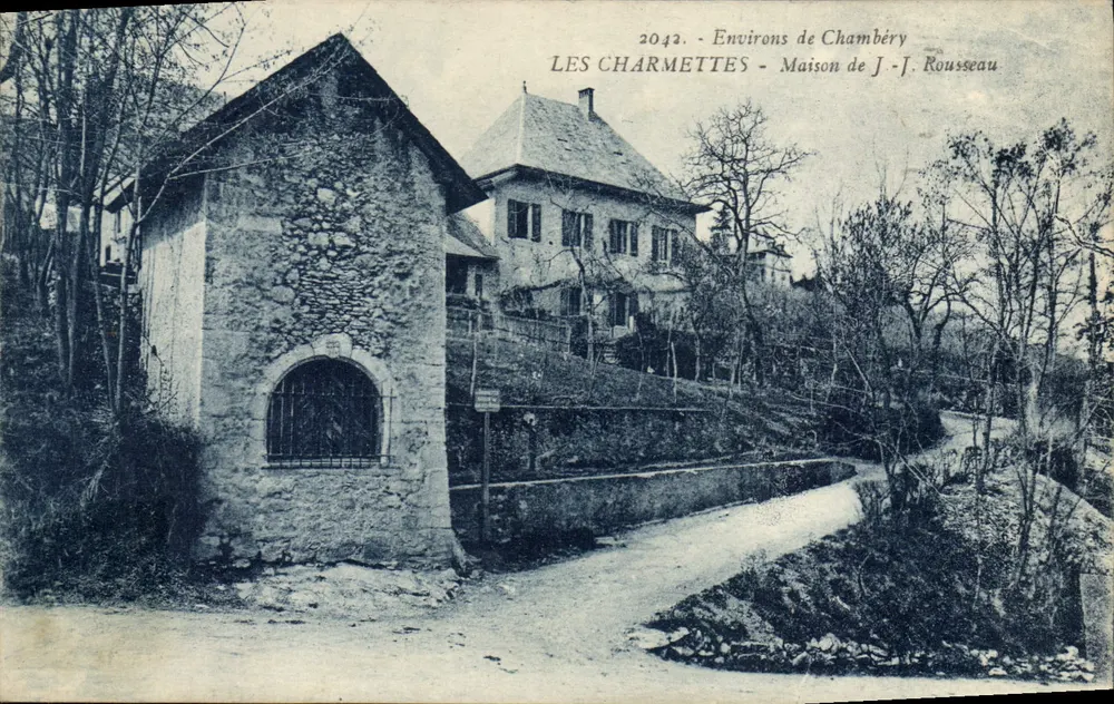 Les Charmettes - Um Chambéry — Haus von J.-J. Rousseau - Vorderseite