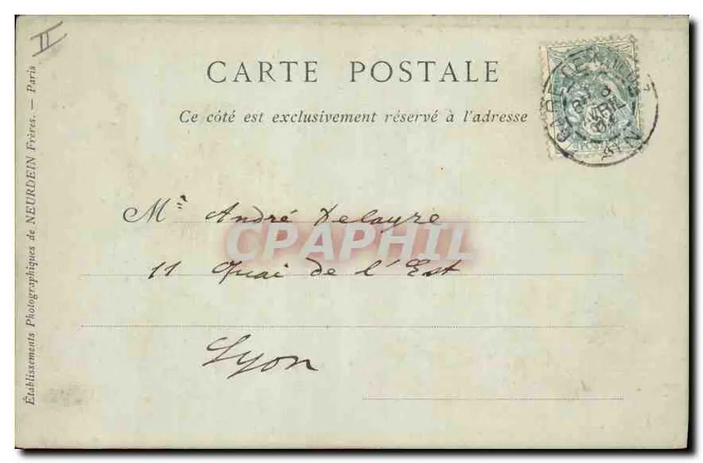Chambéry — Les Charmettes, Haus von J.-J. Rousseau — Collections ND Phot - Rückseite
