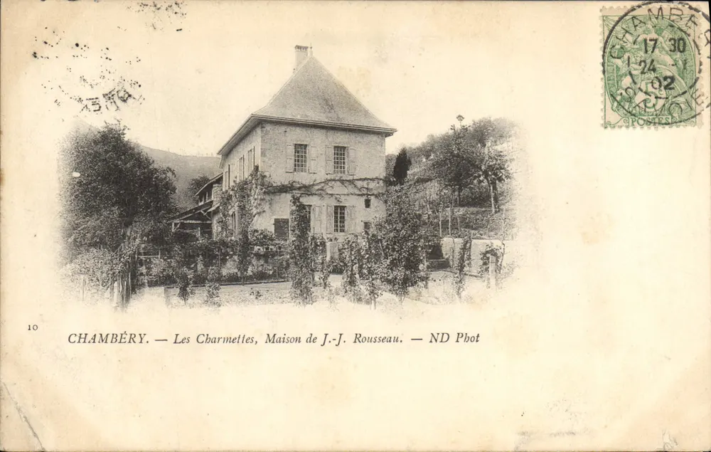 Chambéry — Les Charmettes, Haus von J.-J. Rousseau — ND Phot - Vorderseite