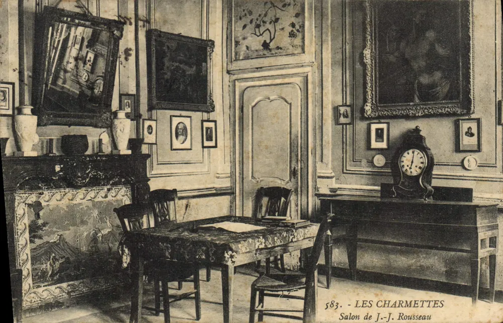 Les Charmettes — Salone di J.-J. Rousseau — Edizioni L'Événement Graphique - Recto