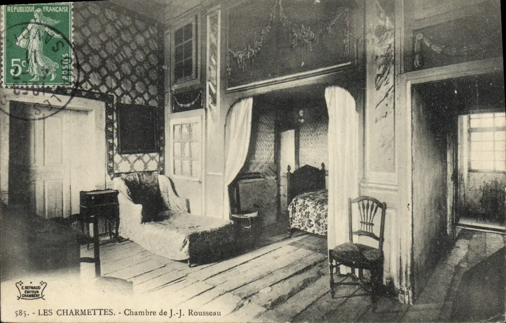 Les Charmettes — Quarto de J.-J. Rousseau — E. Reynaud, Editor, Chambray - Frente
