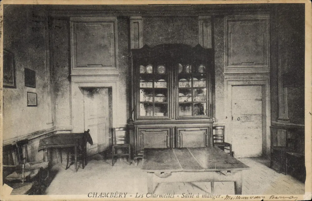 Chambéry - Les Charmettes - Sala de jantar — editor M. Thumon Perrin - Frente