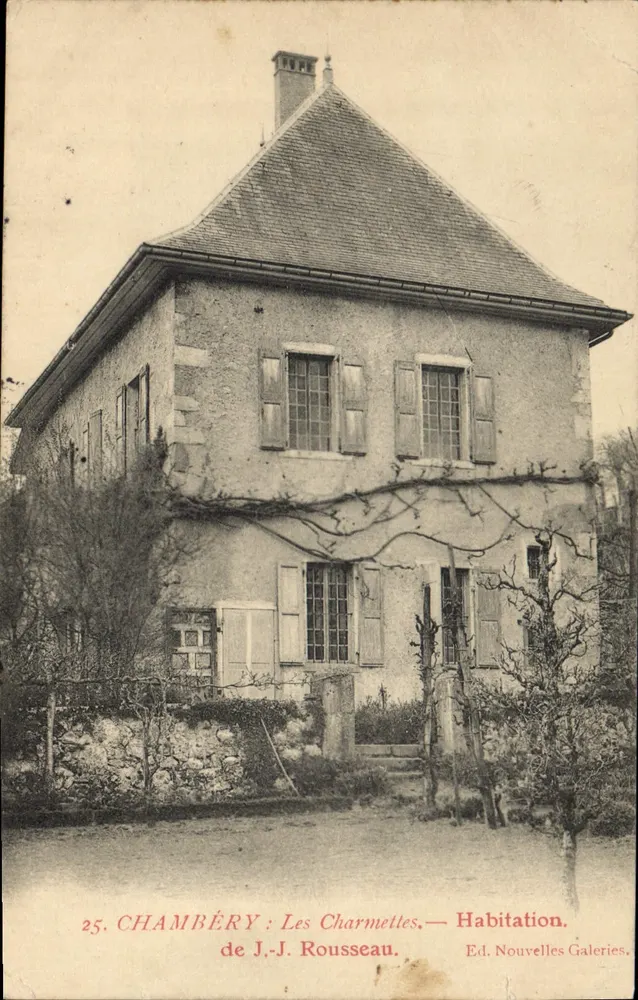 Chambéry: Les Charmettes — Wohnhaus — Ed. Nouvelles Galeries, n°25 - Vorderseite