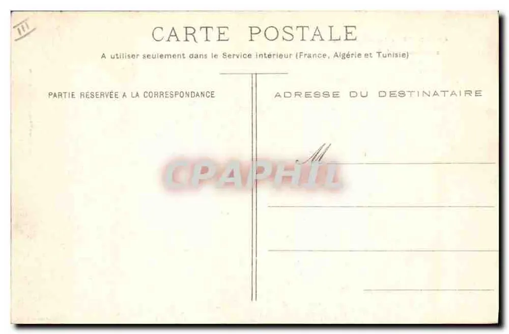 Chambéry - Les Charmettes — Wohnhaus von J.-J. Rousseau — F. Gentil, Verlag, Chambéry, Nr. 121 - Rückseite