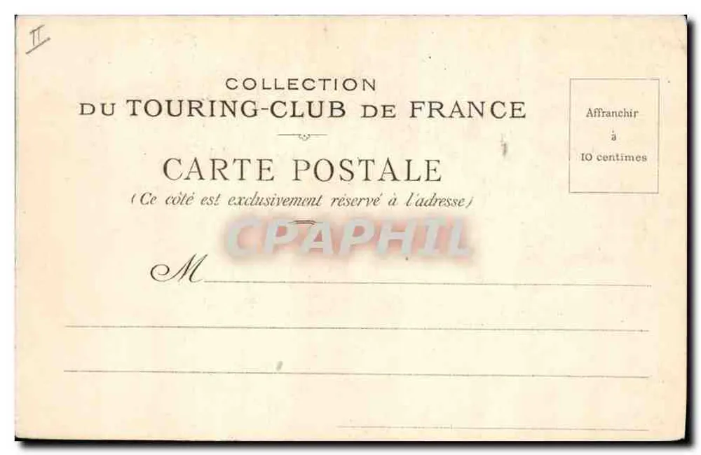 Savoie - Chambéry - Les Charmettes, interior — Coleção do Touring-Club da França, n°5 - Verso