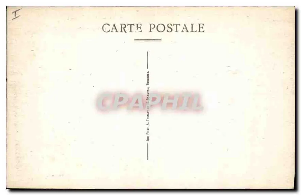Castelo de Meillant — Fachada Renascentista — Impr. Phot. A. Thibat & M. Sarrazin, Toulouse - Verso
