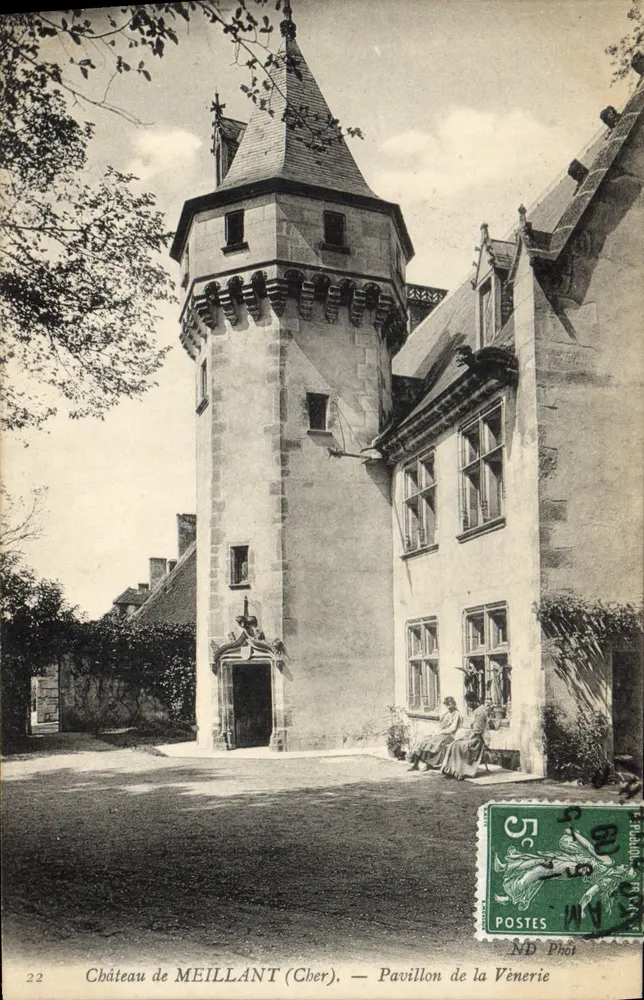 Château de MEILLANT (Cher) — Pavillon de la Vénérerie — MD Phôt - Recto