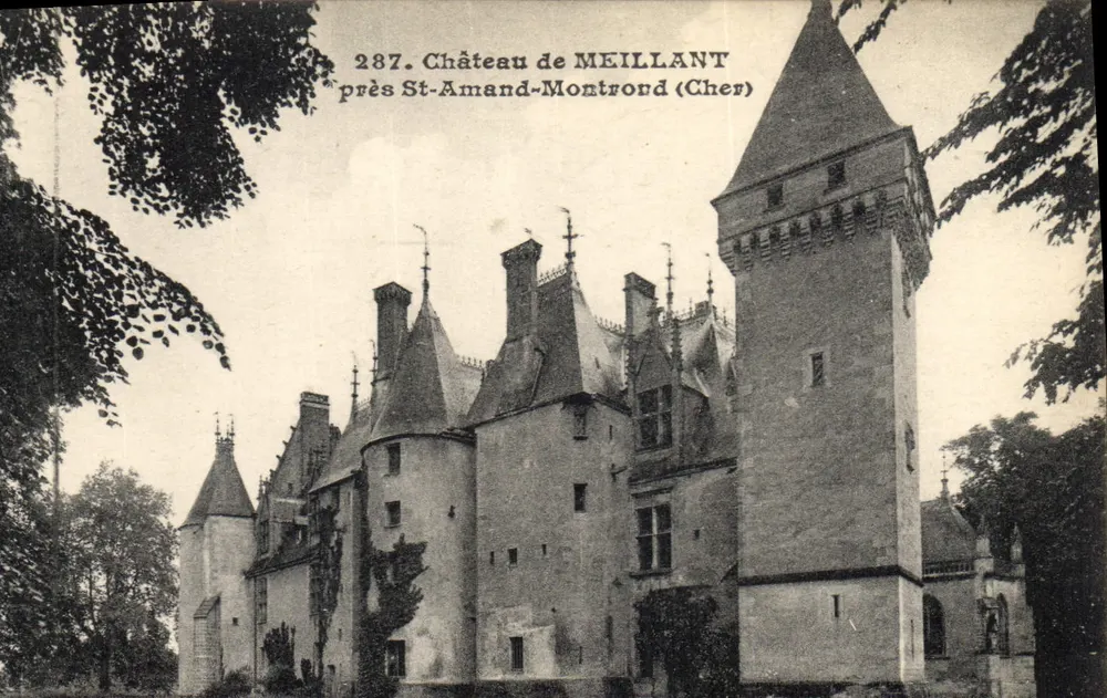 Schloss Meillant — nahe St-Amand-Montrond (Cher) — Serie 287 - Vorderseite