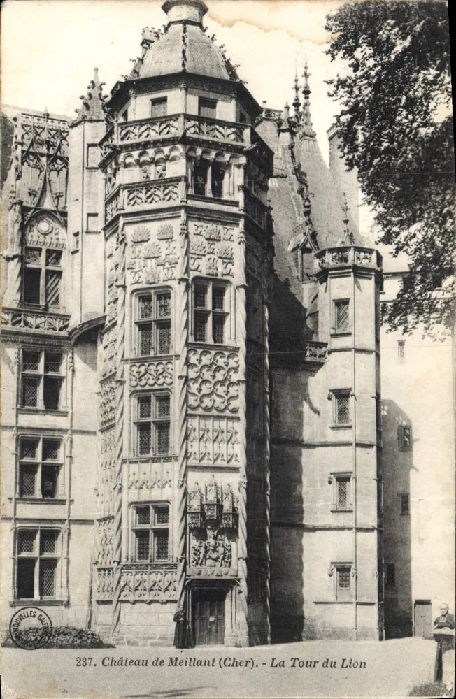 Schloss Meillant (Cher) — Die Turm des Löwen — Verlag G. Duvivilles, n° 237 - Vorderseite