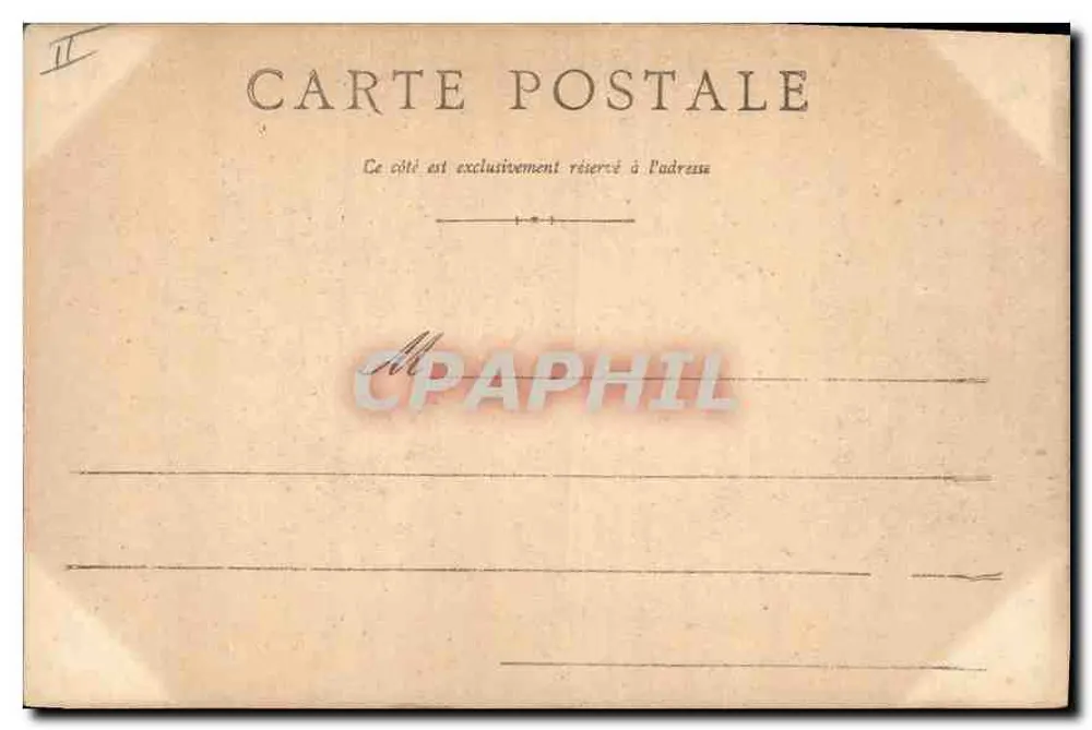 Castelo de MEILLANT — fachada externa — Papeterie A. Petit - Verso