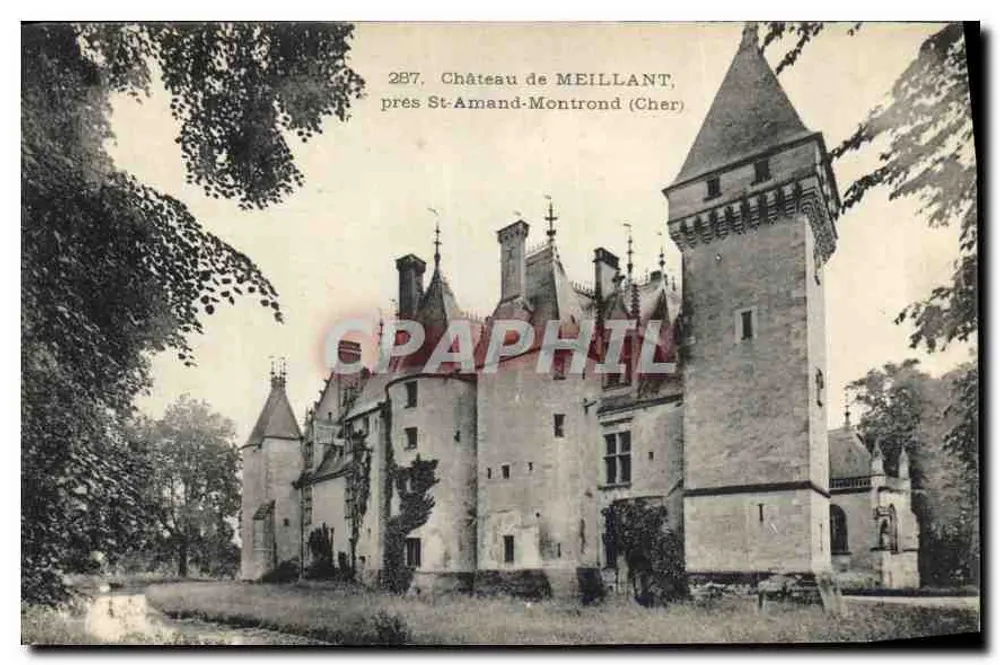 Schloss Meillant — nahe St-Amand-Montrond (Cher) — unbekannter Verleger, Seriennummer 287 - Vorderseite