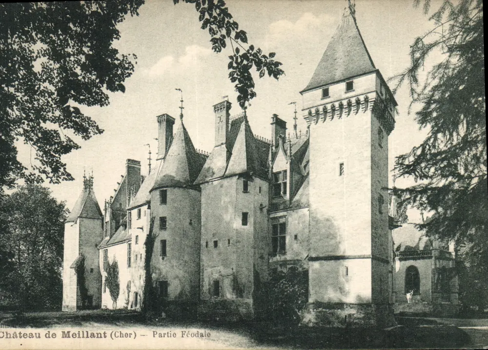 Castelo de Meillant (Cher) — Parte Feudal — Editor: Thirat & Toulouse - Frente