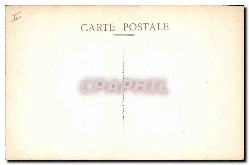 Castelo de Meillant (Cher) — Parte Feudal — Editor: Thirat & Toulouse - Verso