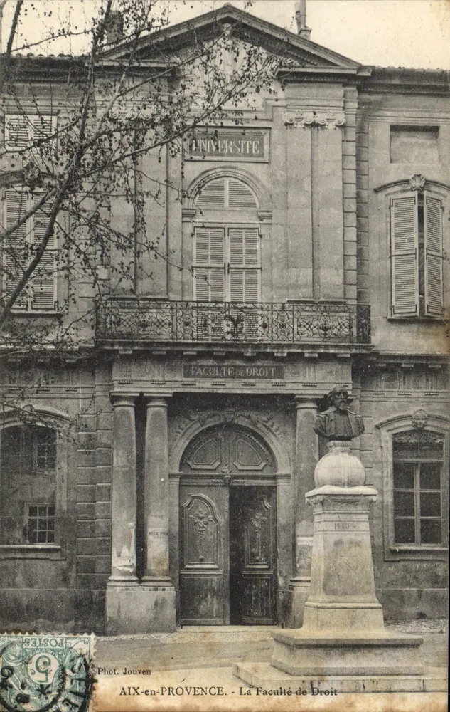 Aix-en-Provence — A Faculdade de Direito — Fot. Jouven - Frente
