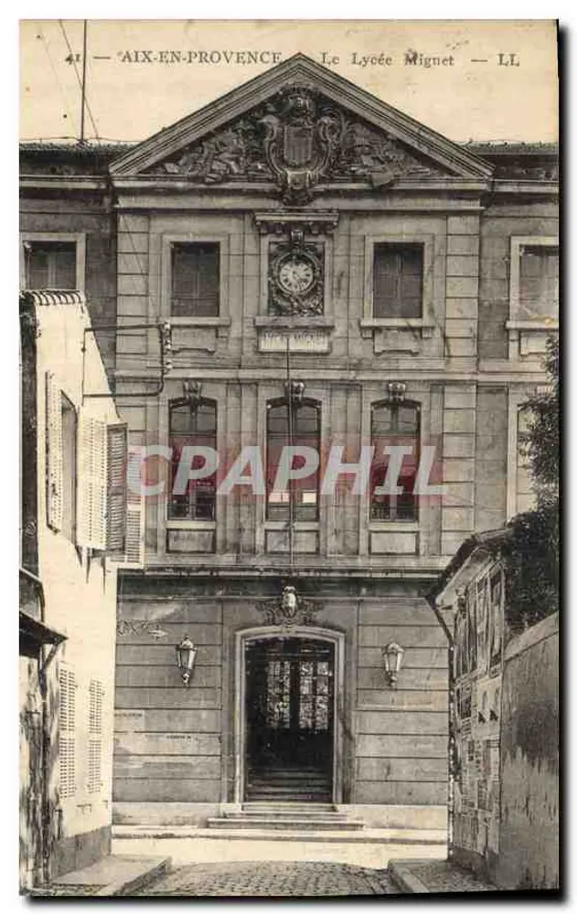 Aix-en-Provence — O Liceu Mignet — LL - Frente