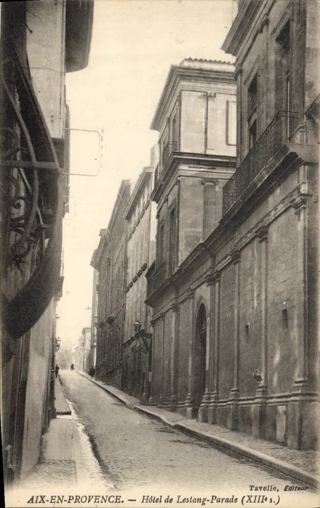 Aix-en-Provence — Hotel de Lestang-Parade (13. Jahrhundert) — Tavelle, Verleger - Vorderseite