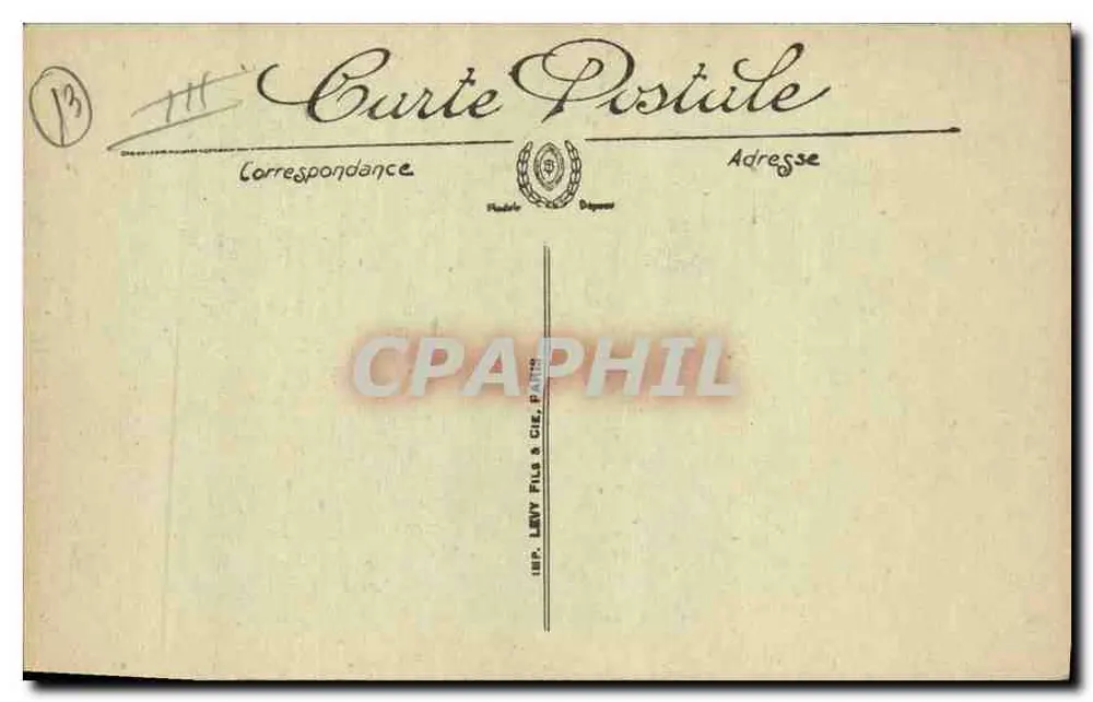 Aix-en-Provence — Hotel de Lestang-Parais (13. Jahrhundert) — Tavella, Verlag - Rückseite