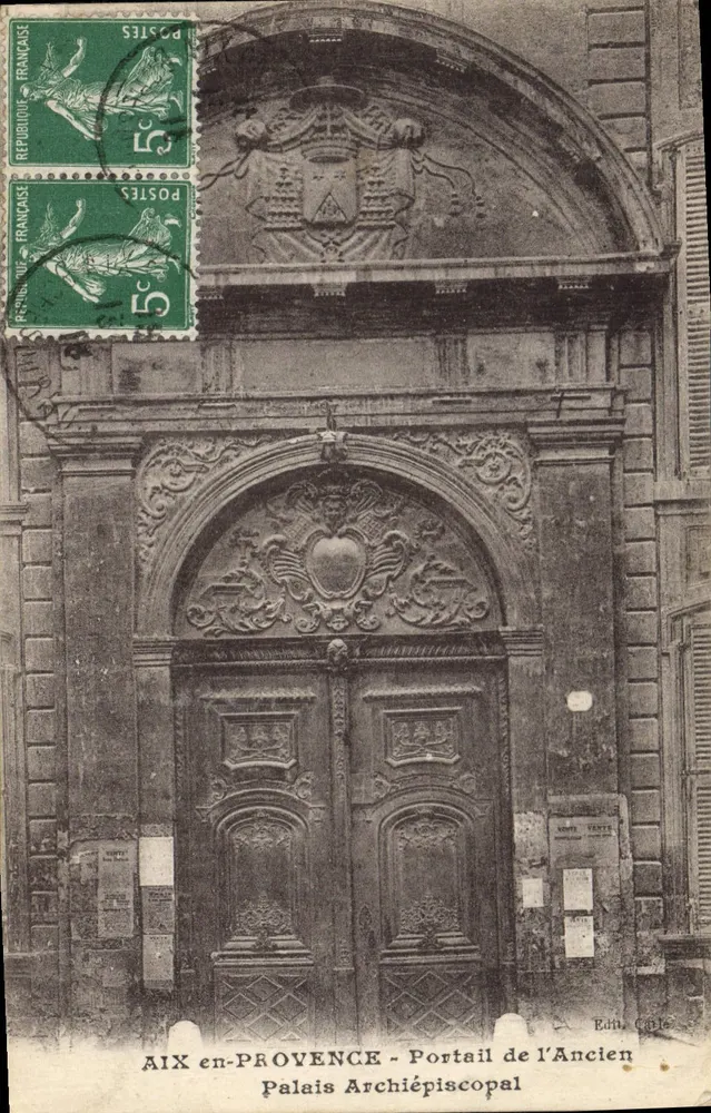 AIX-en-PROVENCE - Portal des Alten Bischofssitz — Verlag C. Bile - Vorderseite