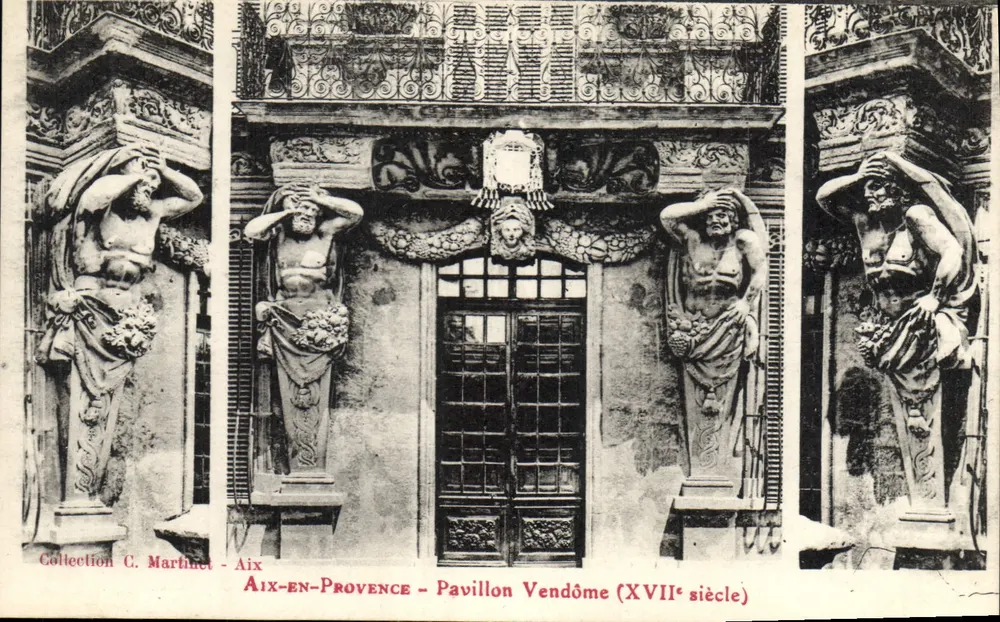 Aix-en-Provence — Pavilhão Vendôme (século XVII) — Coleção C. Martinet - Frente