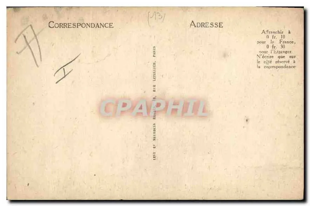 Aix-en-Provence — Porte du XVIIe siècle, rue Adanson, 1 — Tavelle, Editeur - Verso