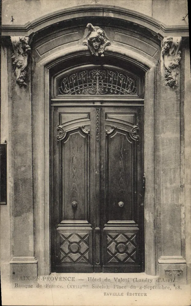 Aix-en-Provence — Hôtel de Valori (XVIIIème Siècle) — Tavelle Éditeur - Recto