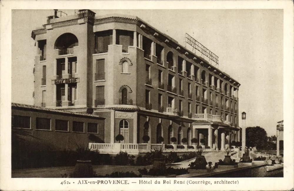 AIX-EN-PROVENCE — Hotel du Roi René (Courrège, Architekt) - Vorderseite