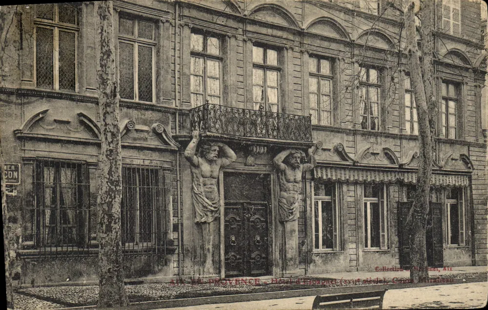 Aix-en-Provence - Hotel d'Espagnol (século xviiie) — Coleção M. Mirabeau, Aix - Frente