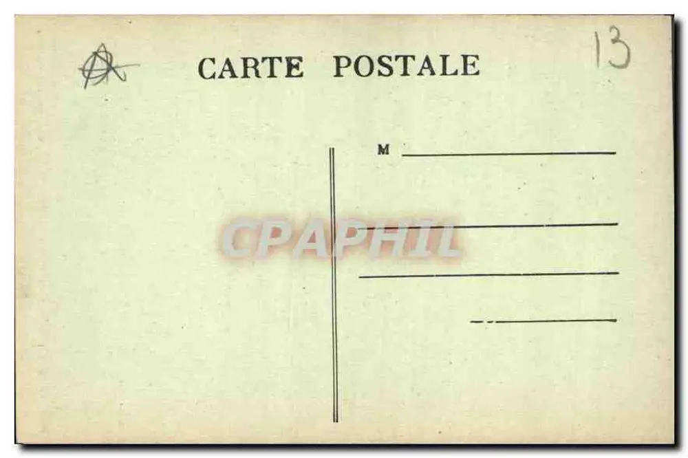 Aix-en-Provence — Hotel d'Espagnet, Cours Mirabeau — Vadon édit - Rückseite