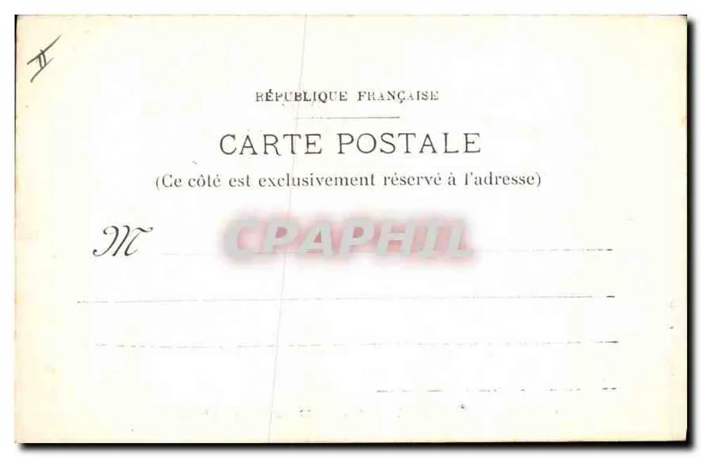 Aix-en-Provence - Grand Hotel des Thermes - Ein Eckbereich des Parks — Société Héliotypie Marseille - Rückseite