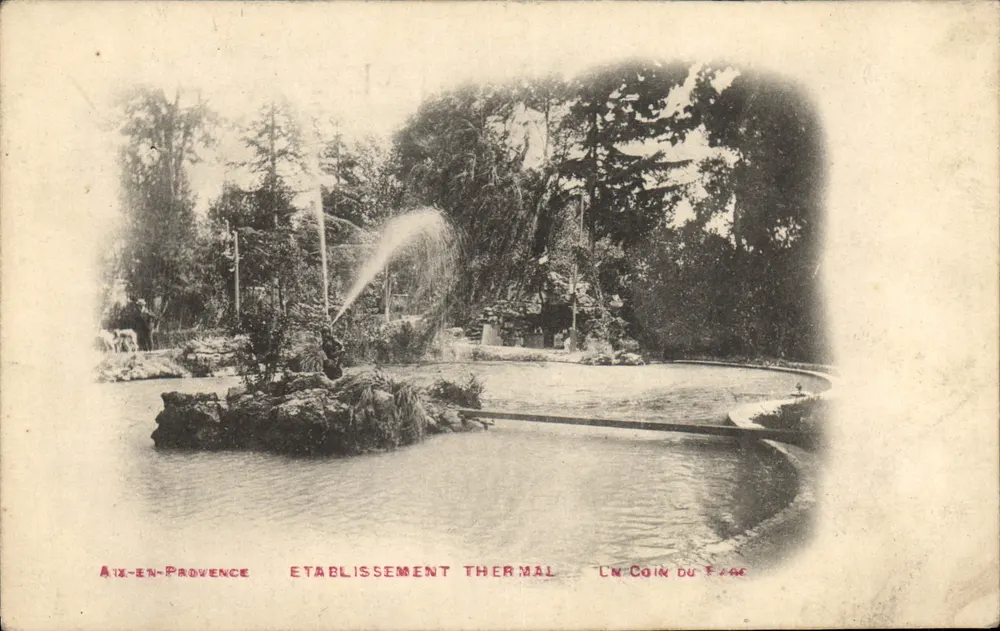 Aix-en-Provence — Thermalbad 'Le Coin du Fage' — Verlag 'Le Coin du Fage' - Vorderseite