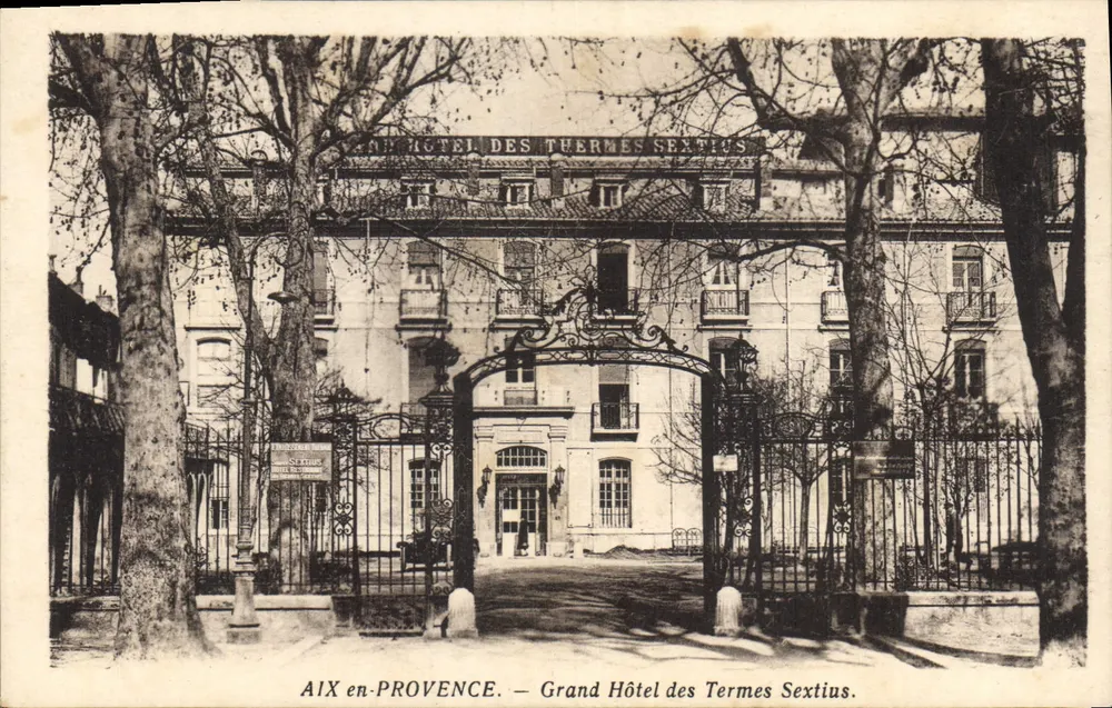 AIX-en-PROVENCE — Grand Hôtel des Termes Sextius — Édition Postale Six - Vorderseite