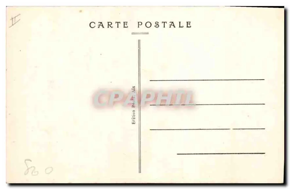 AIX-en-PROVENCE — Grand Hôtel des Termes Sextius — Édition Postale Six - Rückseite
