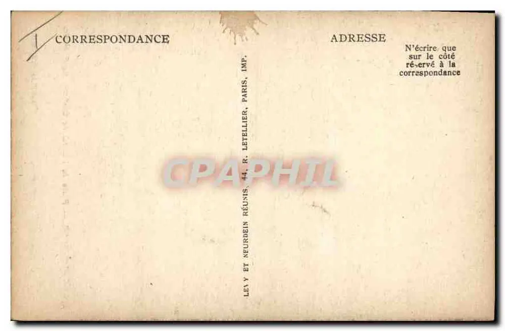Aix-en-Provence — Porte de l'Hôtel de St-Marc, 17. Jahrhundert — Tavelle Éditeur - Rückseite