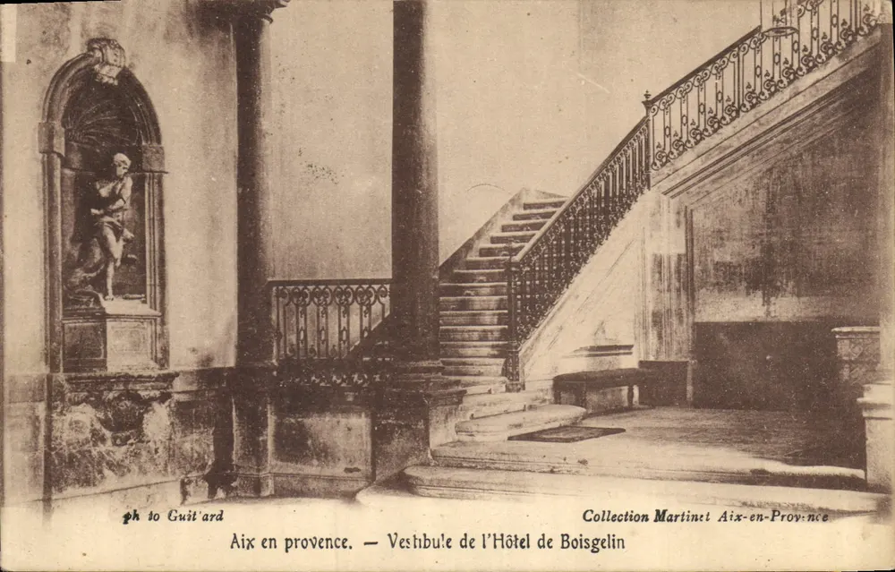 Aix-en-Provence — Vestibule des Hôtel de Boisgelin — phot. Guittard - Vorderseite