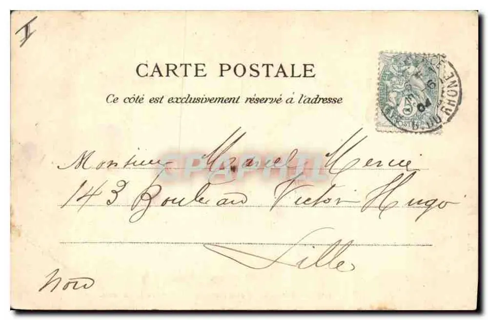 Aix-en-Provence — Warmwasserbrunnen — Cours Mirabeau — B.G. n° 148 - Rückseite